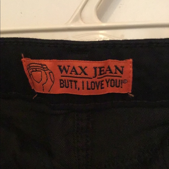 WAX JEANS Jet Black SEXY BUTT Like New! - Picture 2 of 5